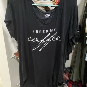 Apt 9 Coffee shirt XXL